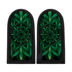 Cannabis Leaf Mandala Print Skillet Handle Cover