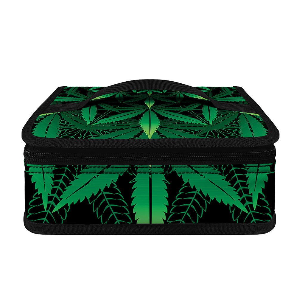 Cannabis Leaf Mandala Print Small Lunch Bag