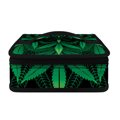 Cannabis Leaf Mandala Print Small Lunch Bag