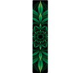 Cannabis Leaf Mandala Print Table Runner