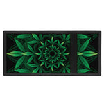 Cannabis Leaf Mandala Print Trifold Wallet