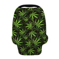 Cannabis Leaves Pattern Print Baby Seat Cover