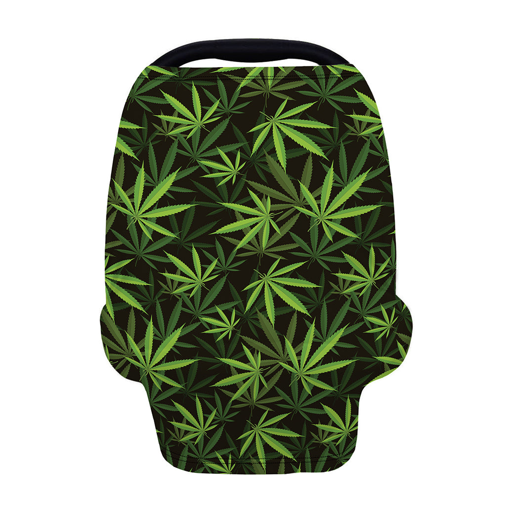 Cannabis Leaves Pattern Print Baby Seat Cover