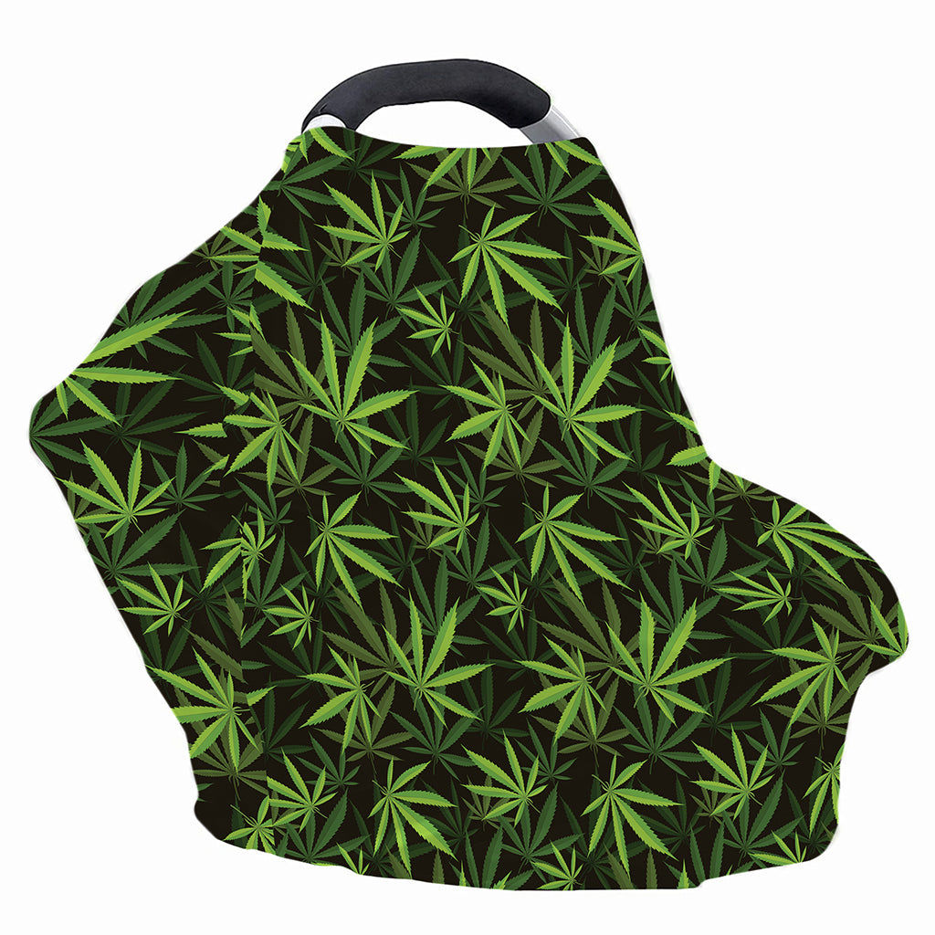 Cannabis Leaves Pattern Print Baby Seat Cover