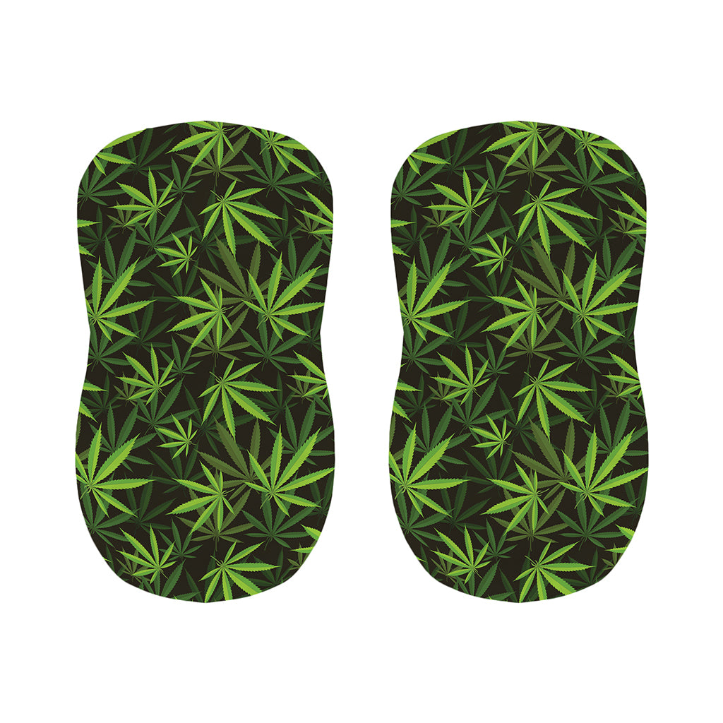 Cannabis Leaves Pattern Print Bar Stool Covers