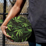 Cannabis Leaves Pattern Print Basketball