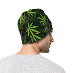 Cannabis Leaves Pattern Print Beanie