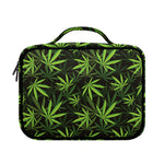 Cannabis Leaves Pattern Print Briefcase Bible Bag