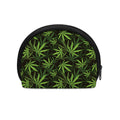 Cannabis Leaves Pattern Print Coin Purse