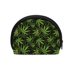 Cannabis Leaves Pattern Print Coin Purse