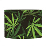 Cannabis Leaves Pattern Print Drum Lamp Shade