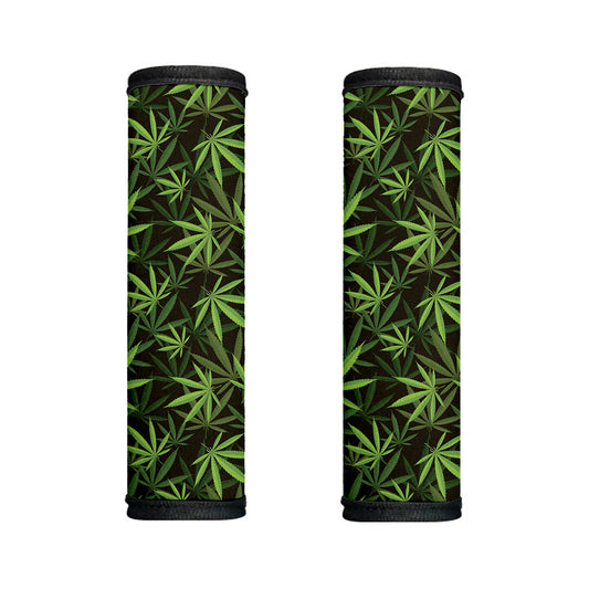 Cannabis Leaves Pattern Print Handle Covers
