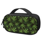Cannabis Leaves Pattern Print Insulin Cooler Travel Case