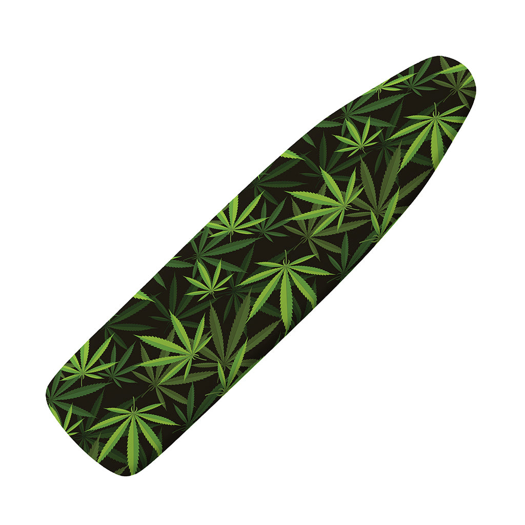 Cannabis Leaves Pattern Print Ironing Board Cover