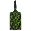 Cannabis Leaves Pattern Print Luggage Tag