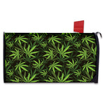 Cannabis Leaves Pattern Print Mailbox Cover
