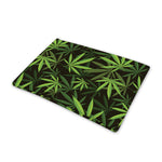 Cannabis Leaves Pattern Print Pet Cooling Mat Cover