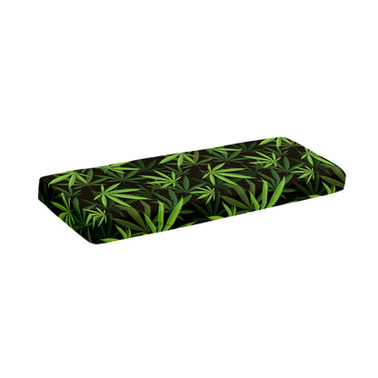 Cannabis Leaves Pattern Print Piano Keyboard Cover