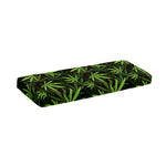 Cannabis Leaves Pattern Print Piano Keyboard Cover