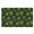 Cannabis Leaves Pattern Print Polyester Doormat