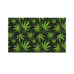 Cannabis Leaves Pattern Print Polyester Flag