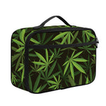 Cannabis Leaves Pattern Print Portable Lunch Bag