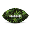 Cannabis Leaves Pattern Print Rugby Ball