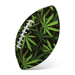 Cannabis Leaves Pattern Print Rugby Ball