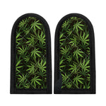 Cannabis Leaves Pattern Print Skillet Handle Cover