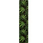 Cannabis Leaves Pattern Print Table Runner