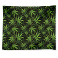 Cannabis Leaves Pattern Print Tapestry
