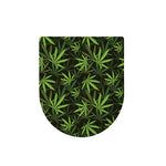 Cannabis Leaves Pattern Print Toilet Lid Cover