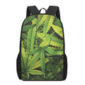 Cannabis Print 17 Inch Backpack