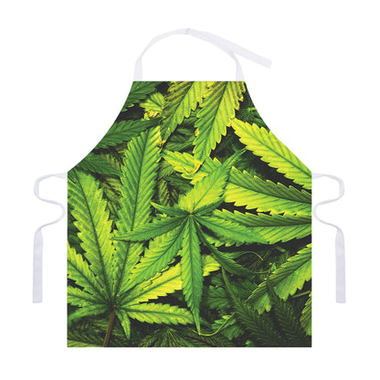 Cannabis Print Adjustable Apron