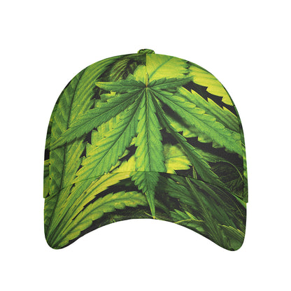 Cannabis Print Baseball Cap