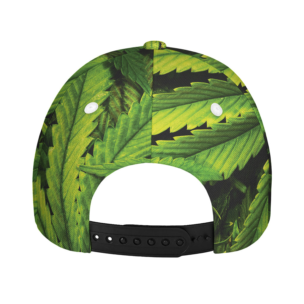 Cannabis Print Baseball Cap