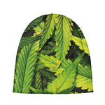 Cannabis Print Beanie