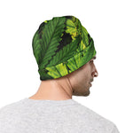 Cannabis Print Beanie