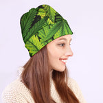 Cannabis Print Beanie
