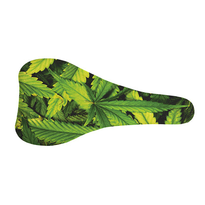 Cannabis Print Bicycle Seat Cover