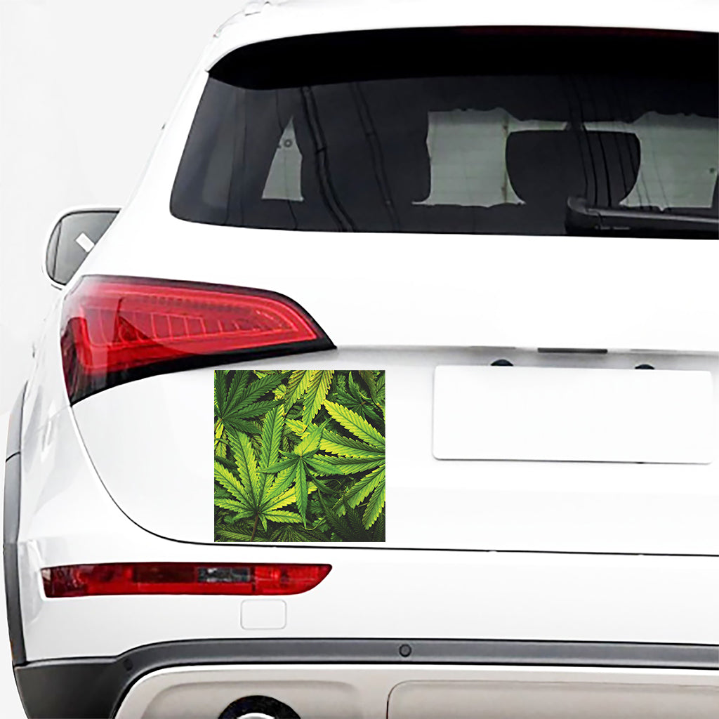 Cannabis Print Car Sticker