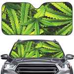 Cannabis Print Car Windshield Sun Shade