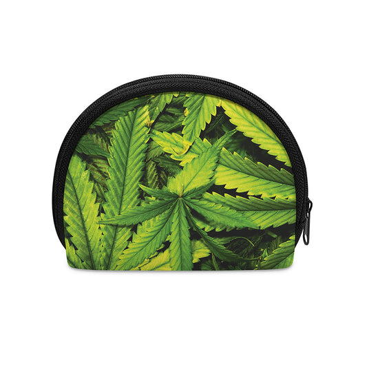 Cannabis Print Coin Purse