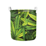 Cannabis Print Collapsible Laundry Basket