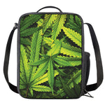 Cannabis Print Crossbody Lunch Bag