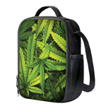Cannabis Print Crossbody Lunch Bag