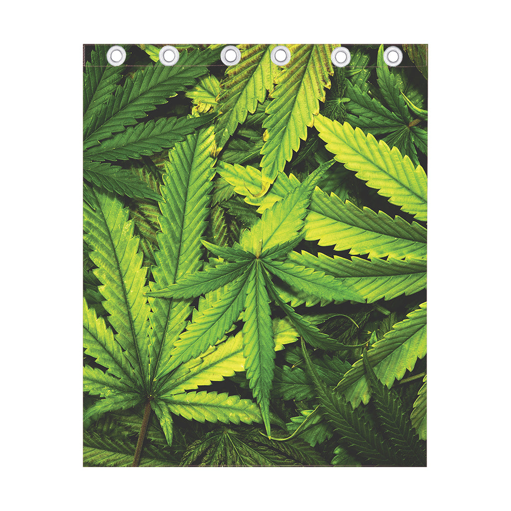 Cannabis Print Curtain