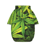 Cannabis Print Dog Zip Up Hoodie