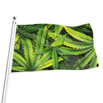 Cannabis Print Flag