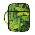 Cannabis Print Front Pocket Bible Bag
